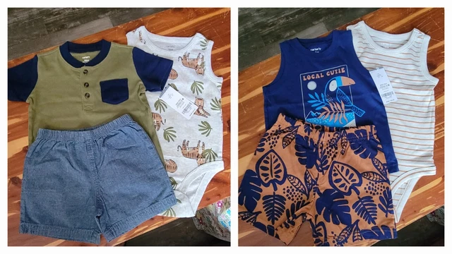 Carter's Baby Boy 3-Piece Short  Sets Clothes Sz 18mo NWTs