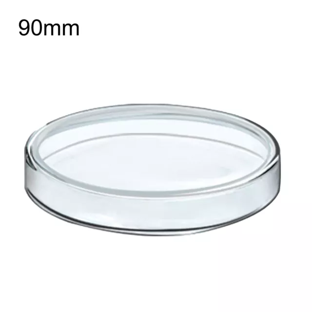 60-100ml Culture Dish Round Easy Operation Professional Glass Petri Plate No