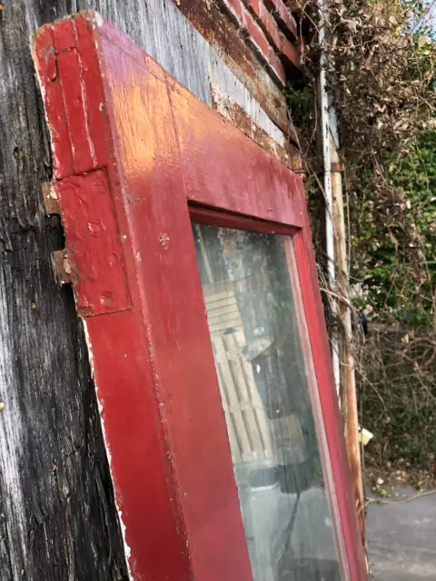 36x89" Antique Storefront Door with Original Eastlake Hardware, 2 1/8" thick 4