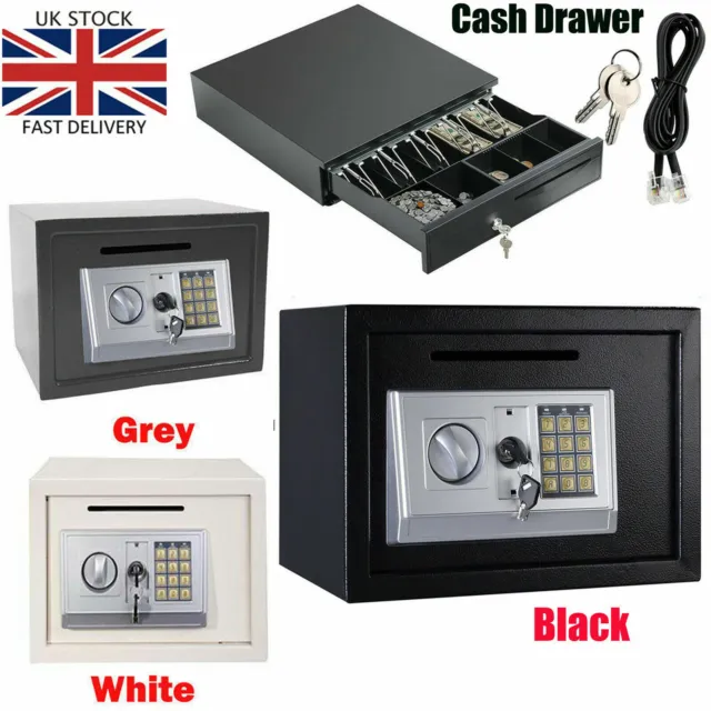 Digit Security Case Handy Storage Secure Chest Money Safety Box or Cash Drawer