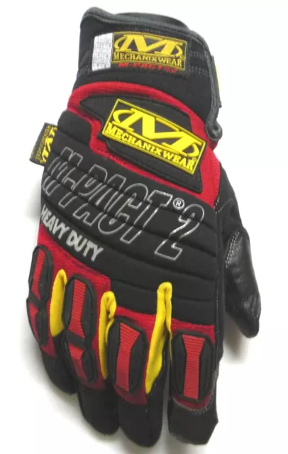 GUANTES de trabajo MECHANIX M-PACT 2 color Rojo TALLA S, protección y comodidad