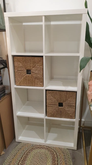 BRAND NEW IKEA KALLAX 4x2 Shelving Unit - High Gloss White - £75 ono £ ...
