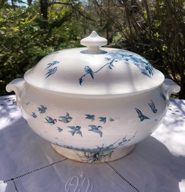 Soupière Hollandaise Ancienne - Objet De Décoration Vintage - Occasion En Bon état