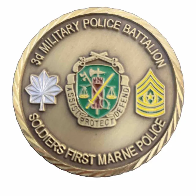Commander Challenge Coin, 3d MILITARY POLICE BATTALION, 293 MP CO, 549TH MP CO