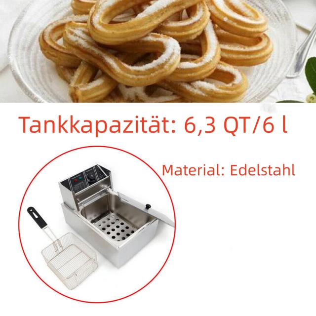 Elektrische friteuse | Tafelmodel | 6 liter | Combisteel 7455.1003