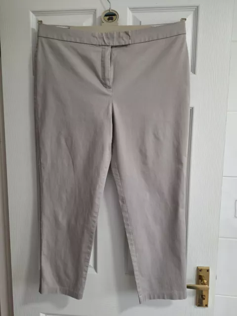 LADIES MARKS AND Spencer Collection Stone Trousers Size UK 14 (no label ...