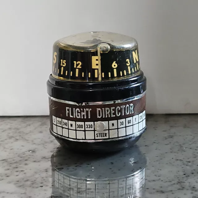 Vintage North Star Flight Director Boat Marine Airplane Compass
