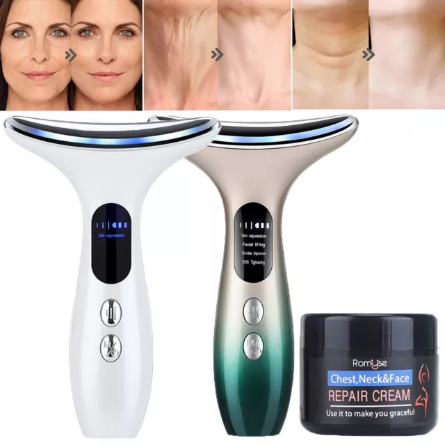 LED Microcurrent Facial Skin Tightening Lifting Device Face Neck Beauty Machine