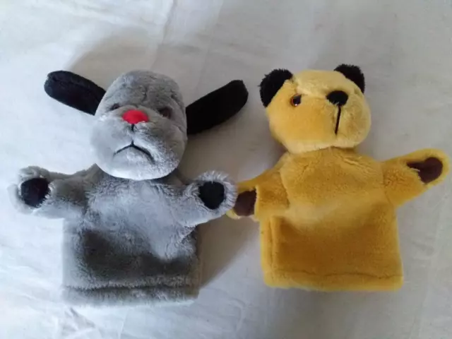 Sooty And Sweep Hand Puppets With Sweeps Squeaker Working