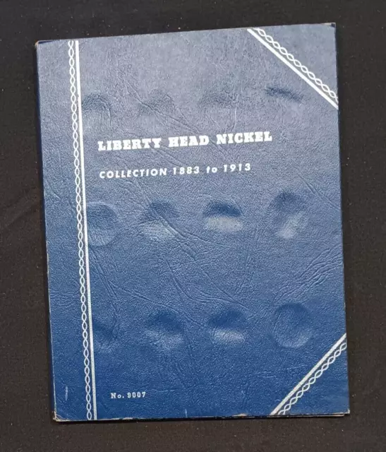 18 Liberty Head Nickel Coins Collection in a Whitman Coin Folder 90% silver