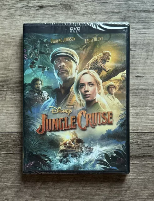 DISNEY JUNGLE CRUISE (DVD, 2021) Dwayne Johnson The Rock, Emily Blunt ...