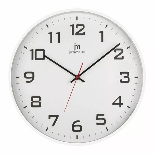 Orologio da parete Lowell Justaminute bianco D. 40 cm 00880B