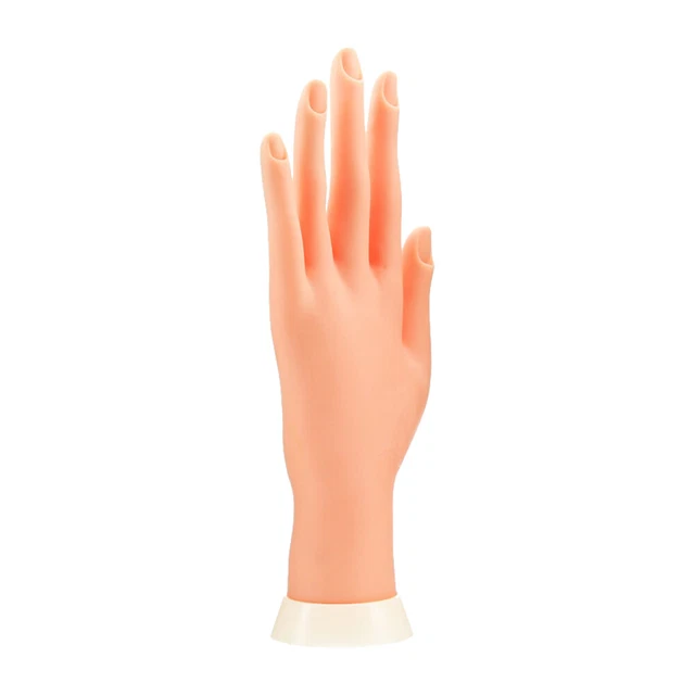 1pc Faux À La Main Nail Salon Fournitures Manucure Pratique Mains