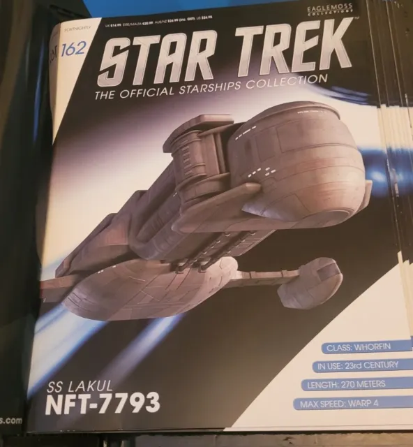 Star Trek Eaglemoss Issue 162 SS LAKUL Ship & Magazine
