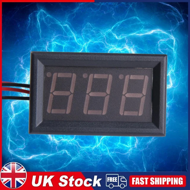 Digital DC Ammeter 20A Red LED Panel Amp Meter Digital Electricity Meter