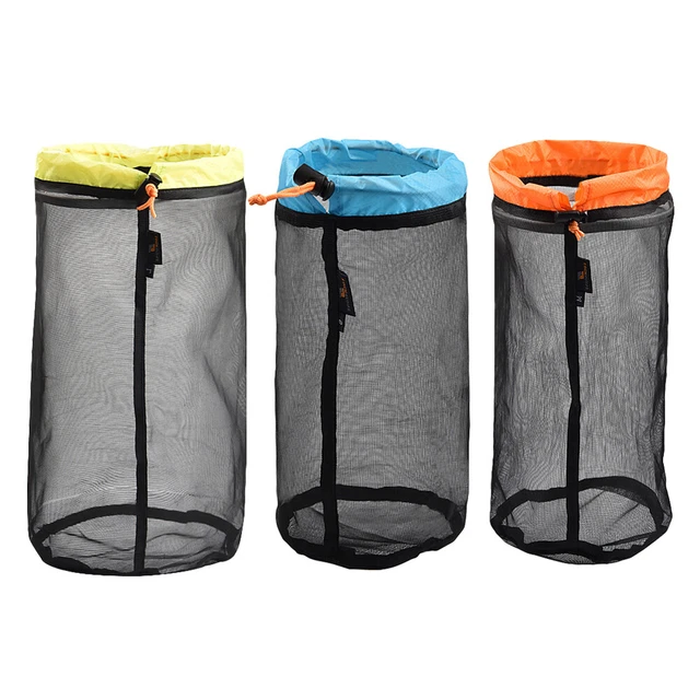 3 un. Bolso de malla con cordón saco de dormir edredón saco de almacenamiento de ropa bolsas Po