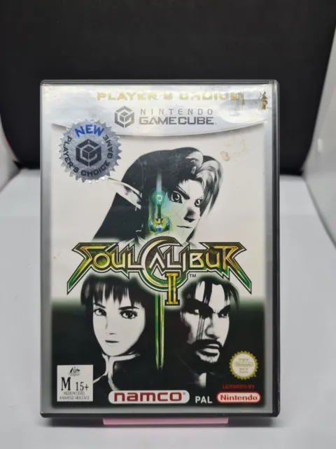 Soul Calibur 2 II Rare Nintendo Game Cube Game Free Aus Post PAL Complete GC