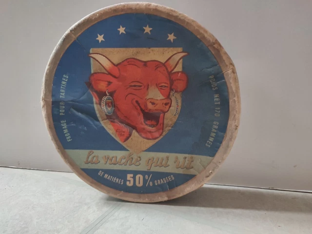 RARE GRANDE BOITE FACTICE PUBLICITAIRE-CARTON-LA VACHE QUI RIT.RABIER
