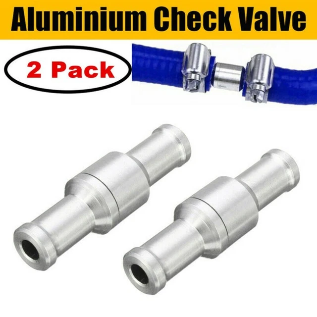 Clapet Anti-retour En Aluminium 6mm - Pour Diesel Et Eau - 0,2 à 6 Bar - -30°C à 130°C - Idéal Système Carburant Auto - 2