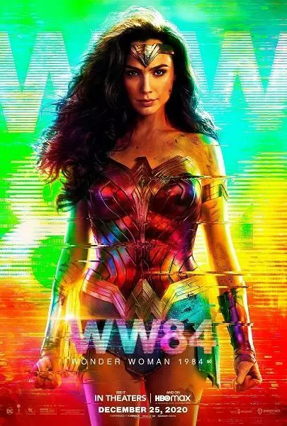 WONDER WOMAN 1984 Movie POSTER 27 x 40 Gal Gadot, Chris Pine, G