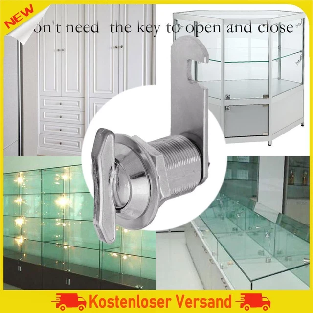 SERRATURA ARMADIO ACCIAIO 2 Serrature 4 Chiavi Cassetta Delle Lettere Mobili Serratura EUR 12,92 - Foto 2