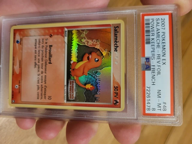pokemon ex Salameche psa8,très très propre