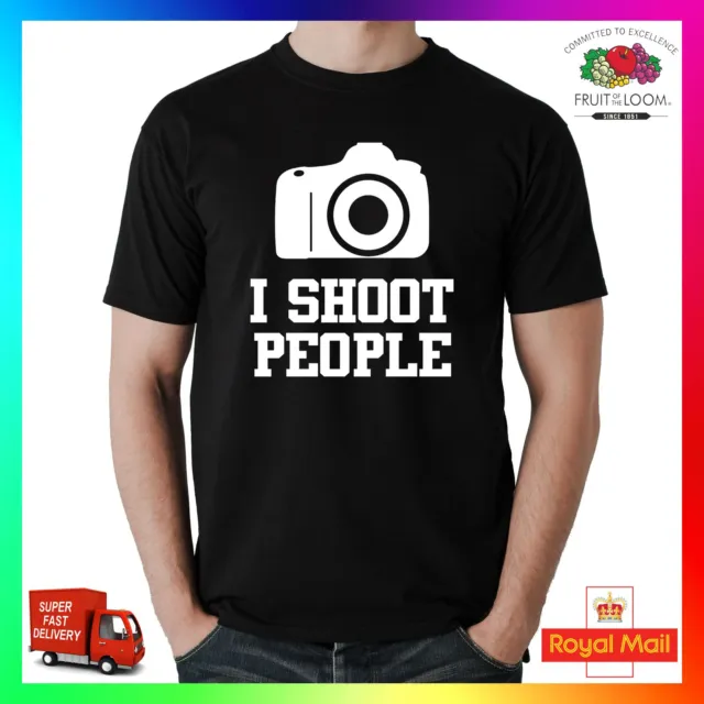 T-shirt I Shoot People maglietta divertente Tumblr hipster insta fotocamera fotografo
