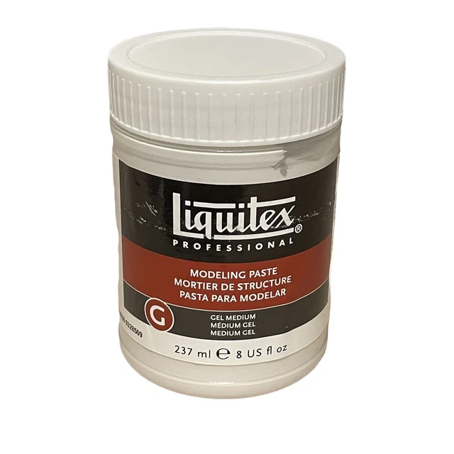 NUEVO Liquitex Profesional Gel Pasta Modelado Mediana 8 FL OZ Grueso Mate Opaco