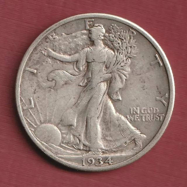1934-P USA Walking Liberty Half Dollar (XF) WLH133