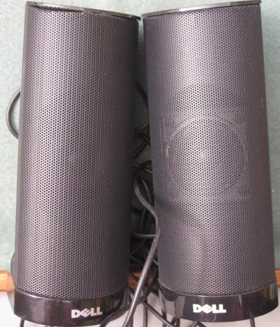 Black Dell Ax210 Usb Powered Multimedia Speaker System