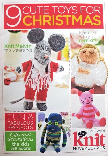 Strickmuster Broschüre**9 NIEDLICHES SPIELZEUG ZU WEIHNACHTEN**Dekorationen*Engel*Etc