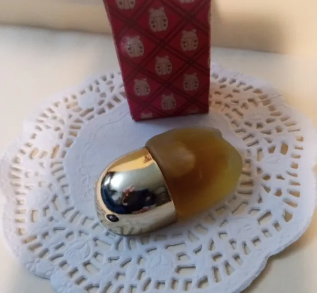Vintage AVON Ladybug Mini Perfume Bottle in Box Moonwind Perfume 1/8oz . NOS/BX.