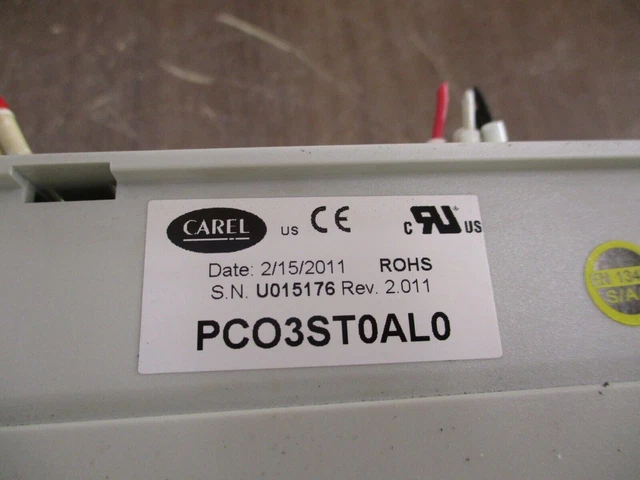 CAREL STULZ E² Microprocessor Controller PCO3ST0AL0 Rev. 2.011 24V Used ...