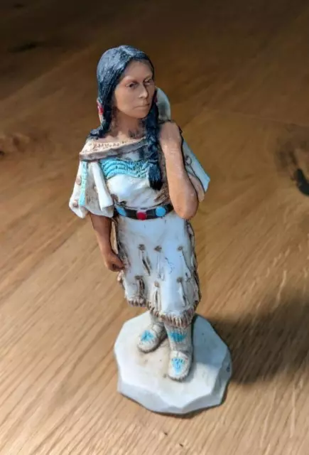 CASTAGNA / Sacagawea / Indianer Figur / 1989 / Made in Italy