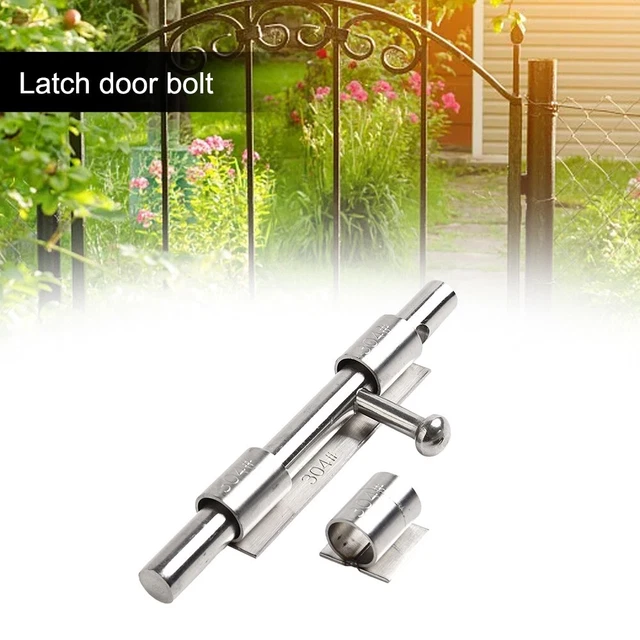 Cancello porta chiusura porta bulloni argento acciaio inox ricambio strumento tiratore