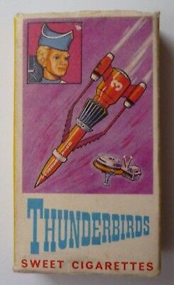 Thunderbirds Gerry Anderson  Barratt Sweet Cigarette Box 1965 Packet 2