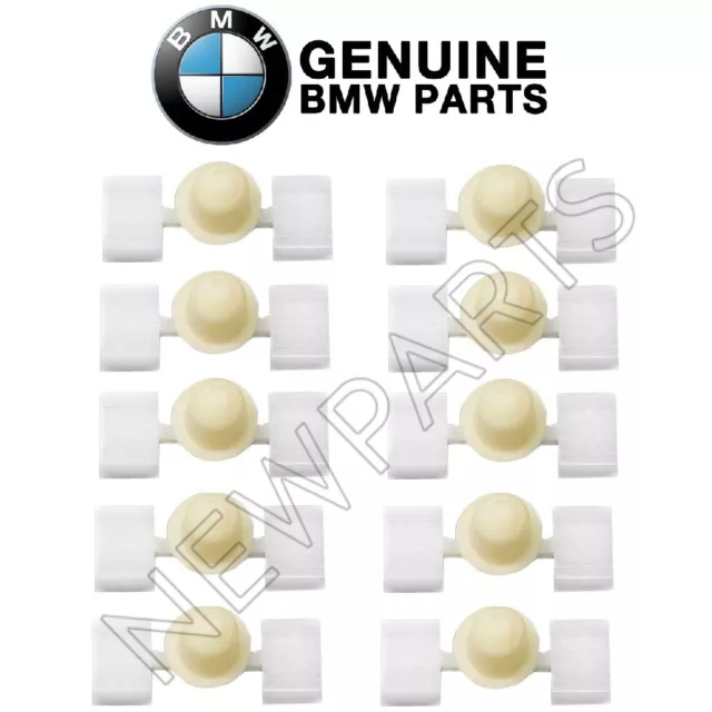 FOR BMW E46 3-Series Set of 10 Door Exterior Grommet Molding Clips