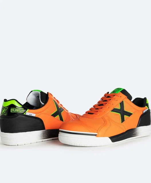 Chaussures de football futsal en salle homme Munich G-3 384 Orange