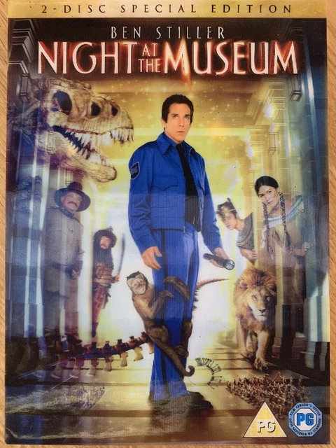 NIGHT AT THE MUSEUM Special Lenticular Edition 2 x DVD 2006 Exc Cond ...