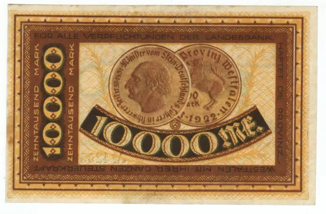 Germany Banknote 10000 Mark Munster 1923