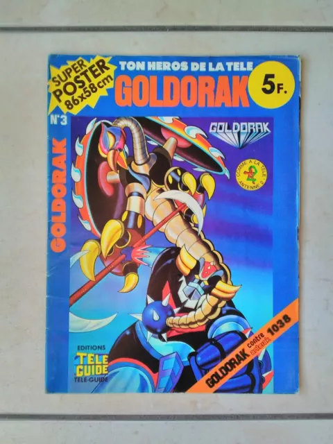 goldorak super poster n°3  (époque albator capitaine flam ulysse 31)