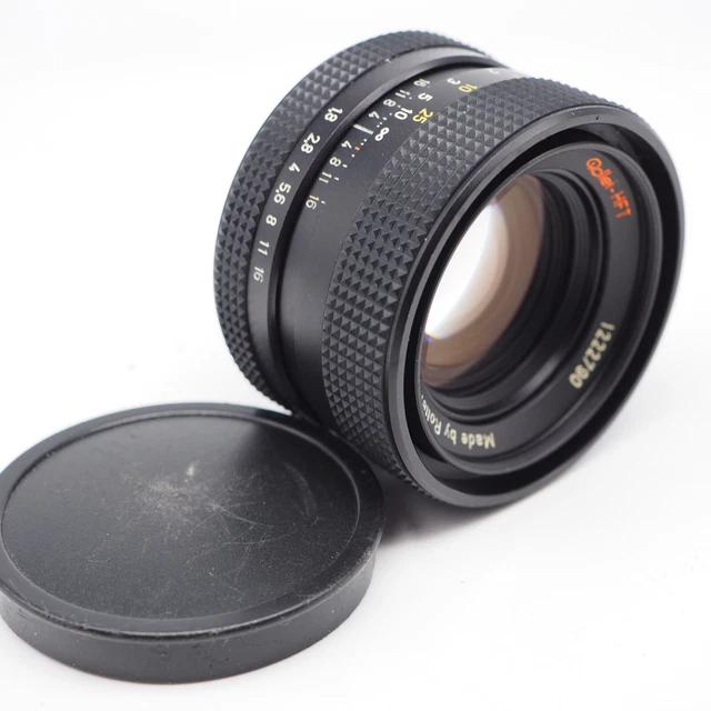 Rollei HFT Planar 50mm 1:1.8 Lens, QBM-III mount fits Rolleiflex SL350 SL35 LZ04