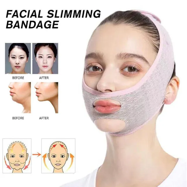 BEAUTY FACE SCULPTING Sleep Mask, Chin Strap for Double Chin for Woman,  V-Line $14.76 - PicClick AU