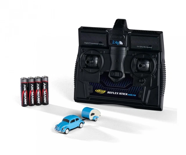 WADER WEST GERMANY VOLKSWAGEN COCCINELLE BEETLE AVEC REMORQUE DEUTSCHE