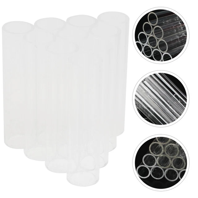 Crystal Shrimp Nest Acrylic Fish Tank Feeding Tube Clear Aquarium Cave Feeder