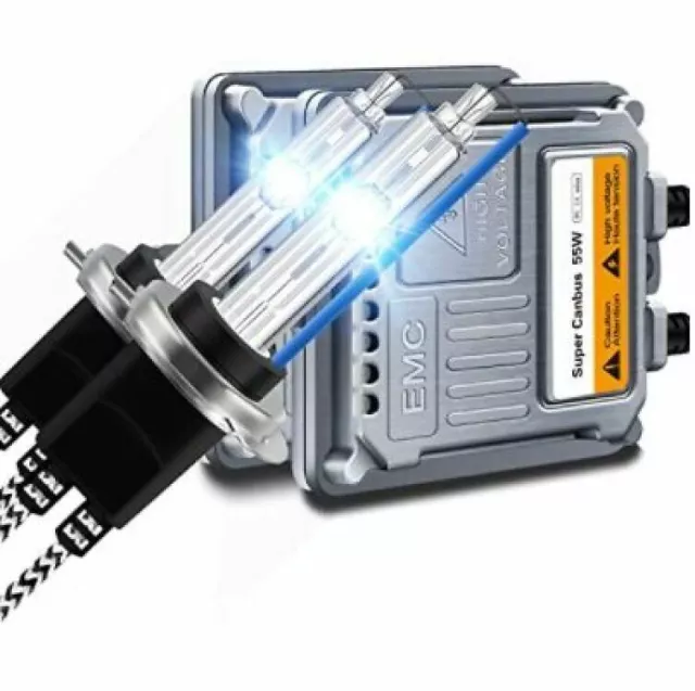 8000K HID XENON FARO AUTO BLU GHIACCIO 2-KIT HB3 9005 BNIB 55W CANBus Ballast