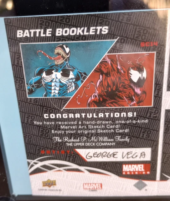Marvel Annual VENOM Sketch Card by George Vega 5