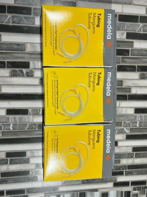 3 PACK Medela Replacement Tubing, for Pump In Style Breast Pump