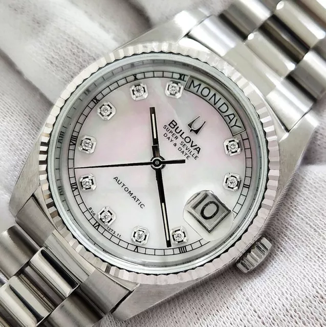 OROLOGIO DA UOMO Bulova Super Seville Auto 2834 1 12006 3 Daydate