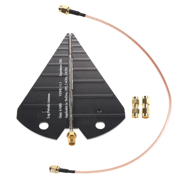 ANTENNE PÉRIODIQUE DIRECTIONNELLE HT5 Mini Log 1300 MHz gamme 10 GHz ...